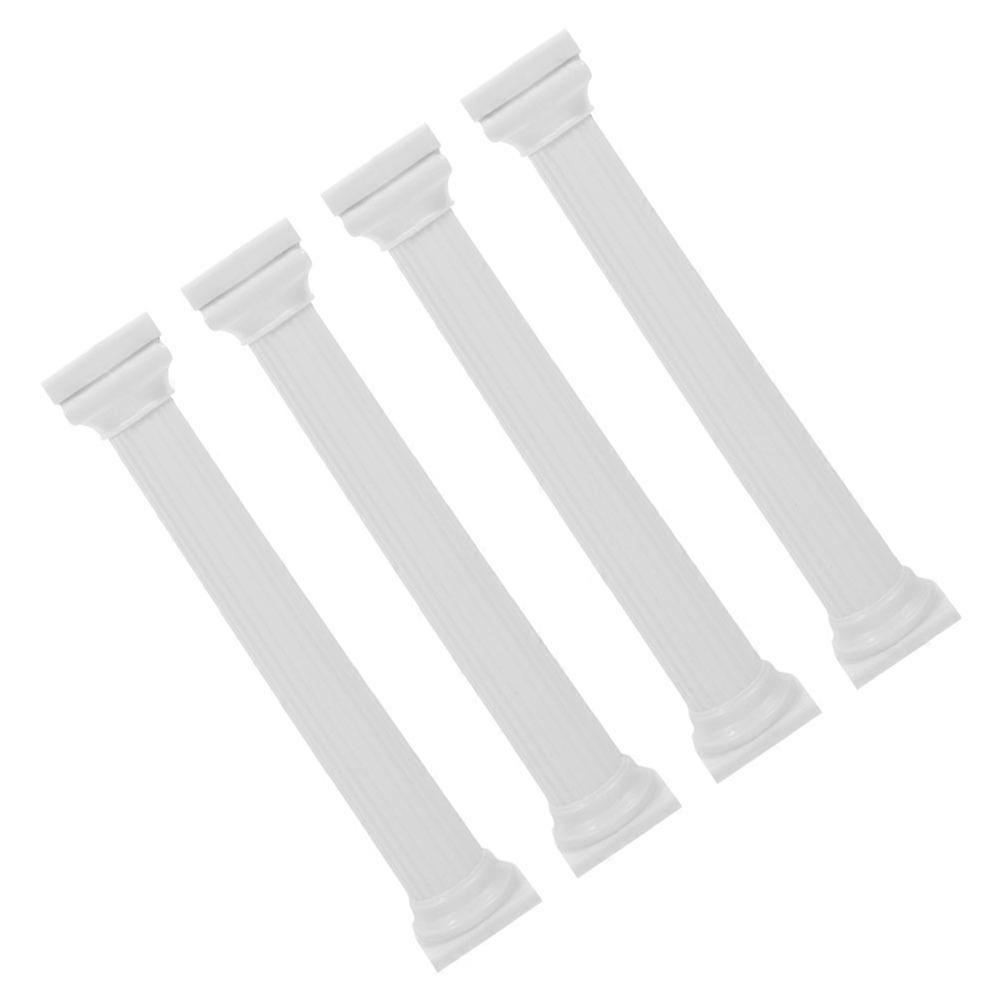 Small Cake Stand Roman Column for Cake Holding 16Pcs White Set