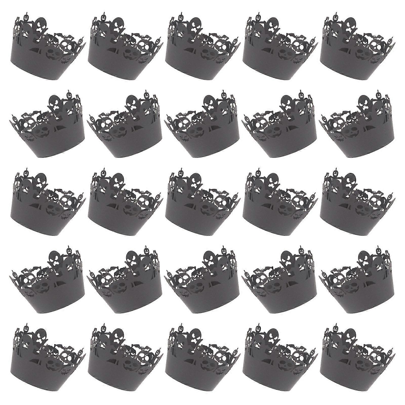 Fekete tojás torta dekoráció üreges csomagolópapír dekorációhoz 50 db-os papírcsomagoló