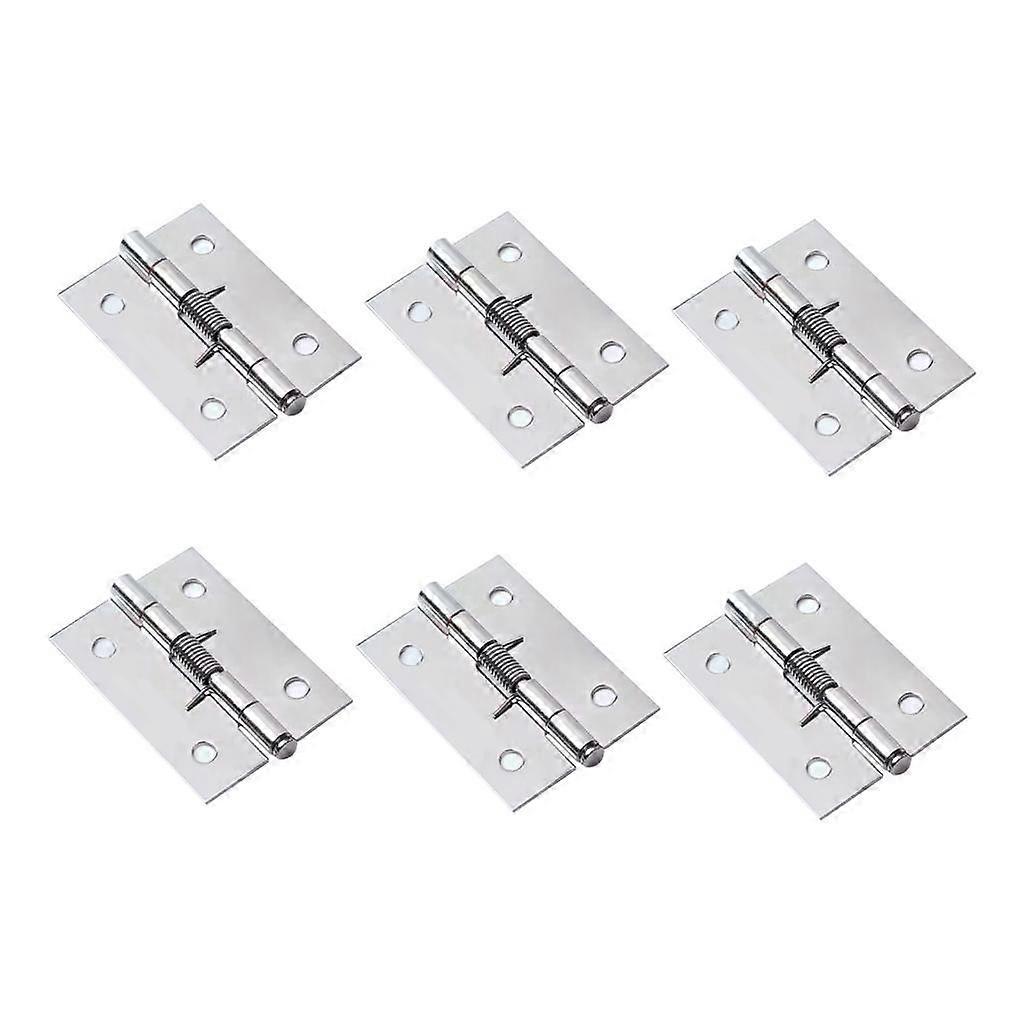 6 Pieces Door Hinge Easy llation lver Replacement Versatile Accessory 2 Inch