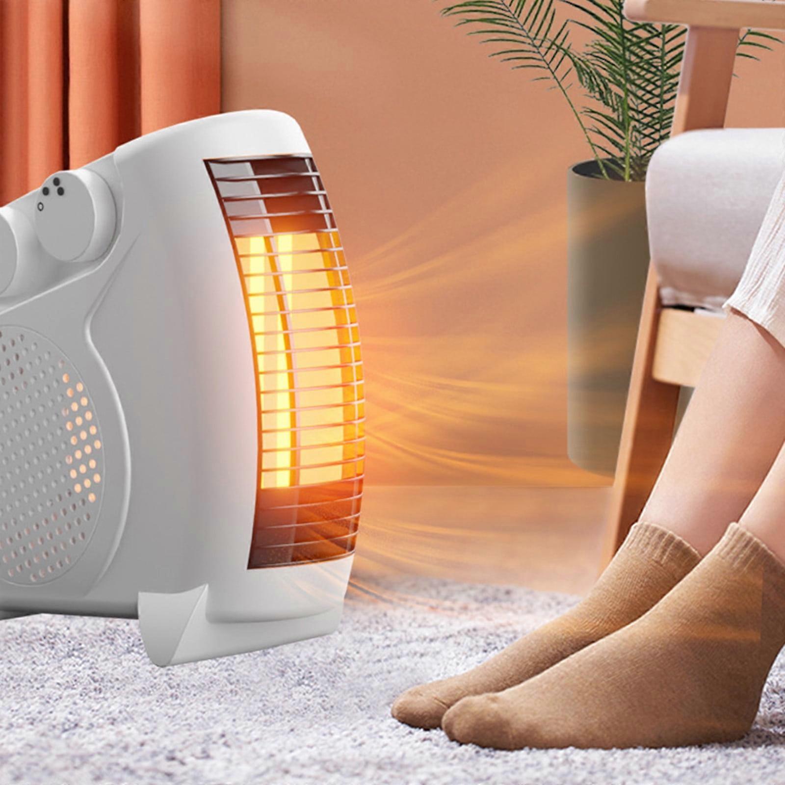 Clearance Heaters for Indoor Use,600W Mini Heater for Office and Home Use, Quiet Ceramic Room Heater with Compact Design