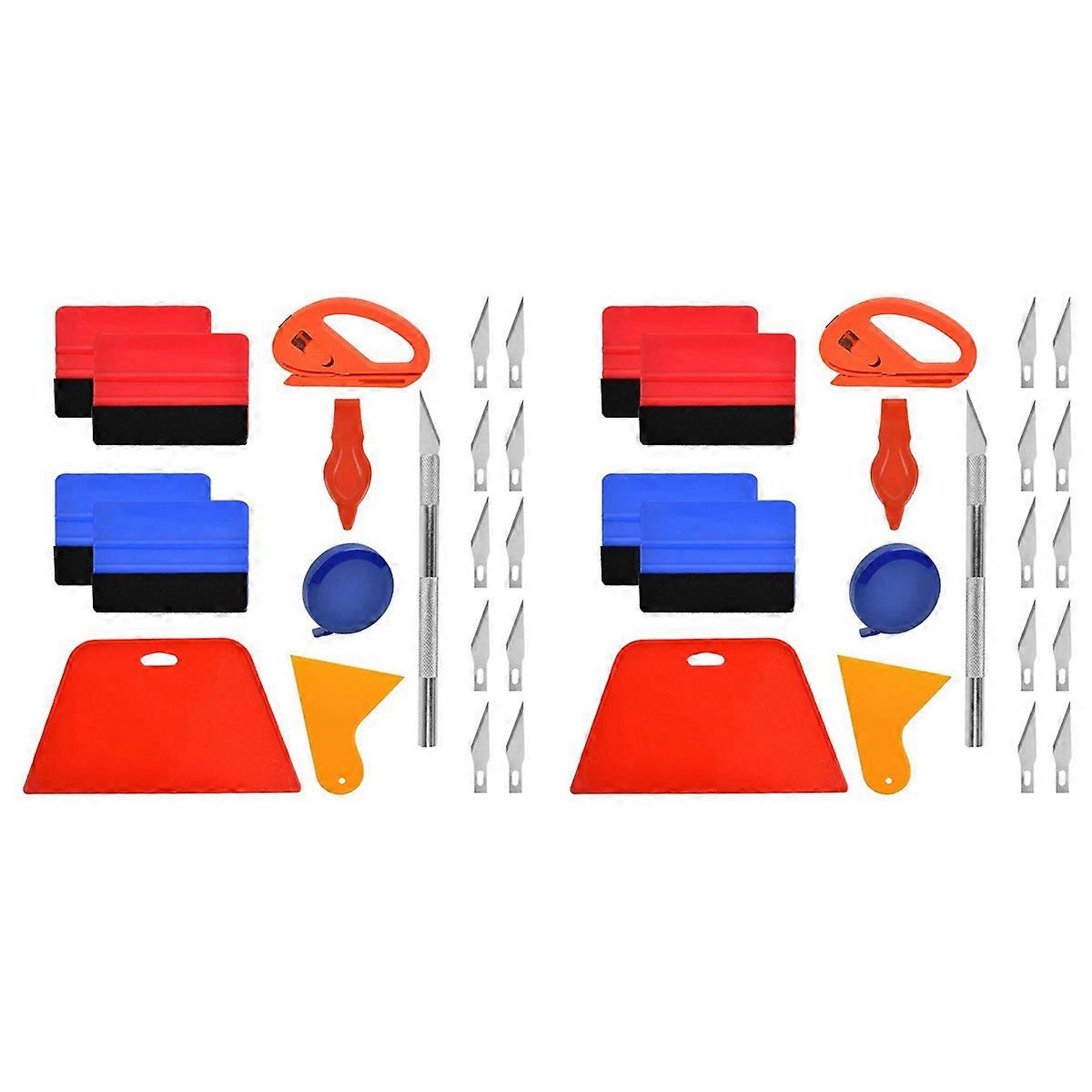 Car Vinyl Wrap Tool Kit, Wrap Squeegee Wallpaper Smoothing Tool