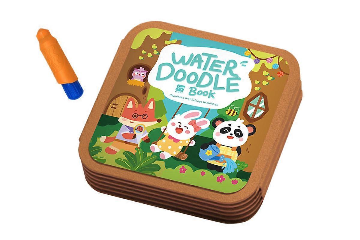 Reusable Water Coloring Book Water Doodle Book Toys Water Painting Book