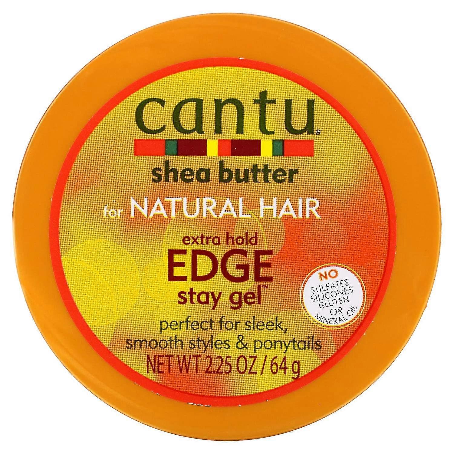 Cantu, Sheasmör, Edge Stay Gel™, Extra stadga, 64 g