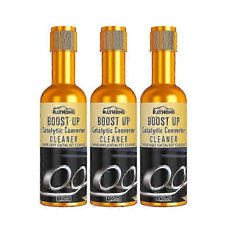 1/2/3pcs Boost Up Agente Convertitore Catalitico Motore, 2025 Detergente Convertitore Catalitico Liquido Detergente Multifunzionale Per Parte Auto