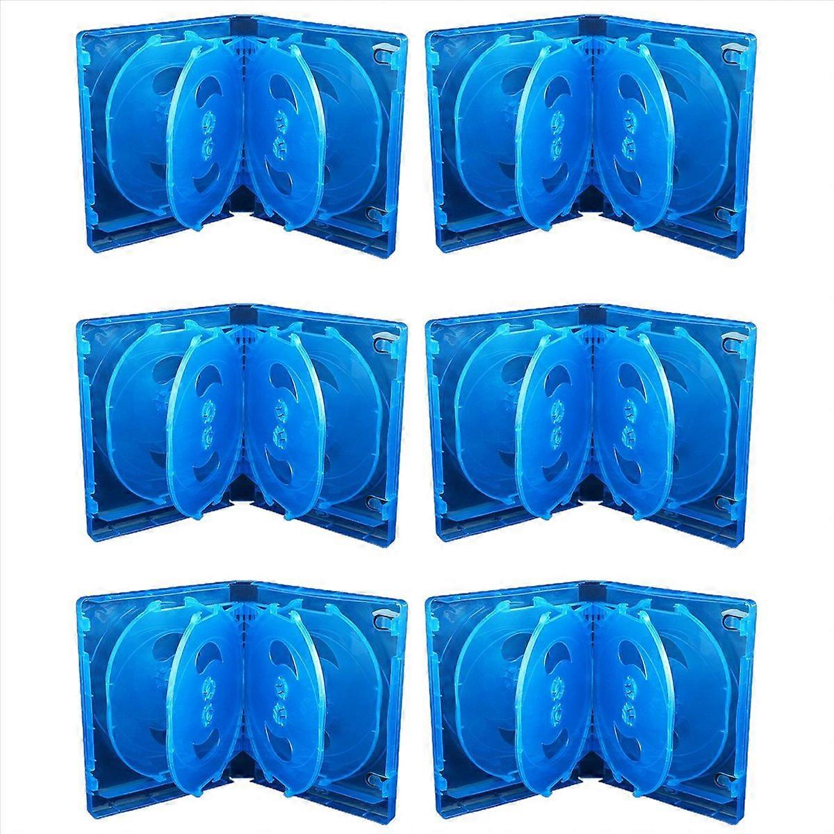 CD Storage Box 10-Piece Pack CD Case Plastic Double-Sided CD Storage Car CD Case Thickened DVD Case