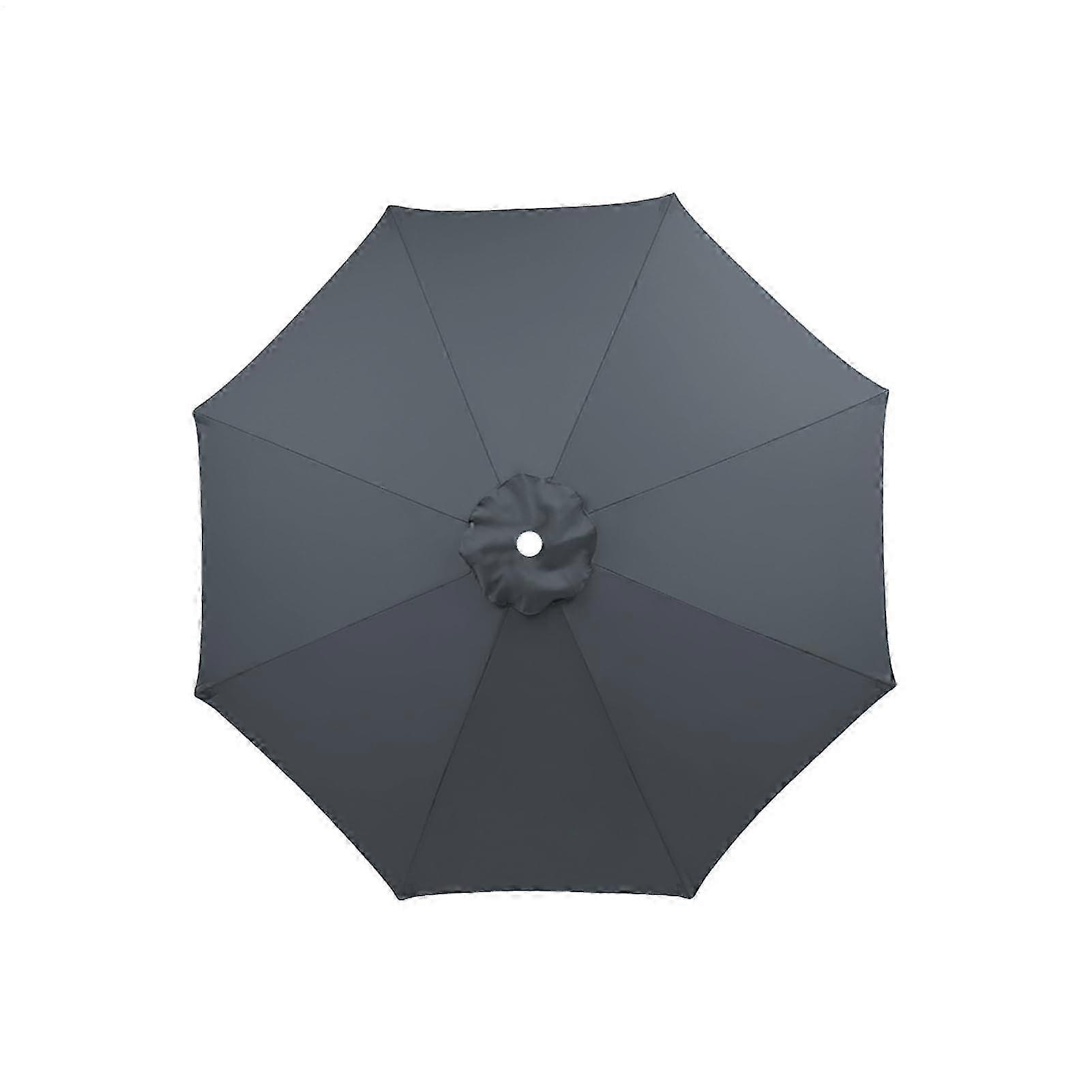 Replacement canopy for umbrella, 300 cm, UV50, waterproof, fits various frames, Gray 26s
