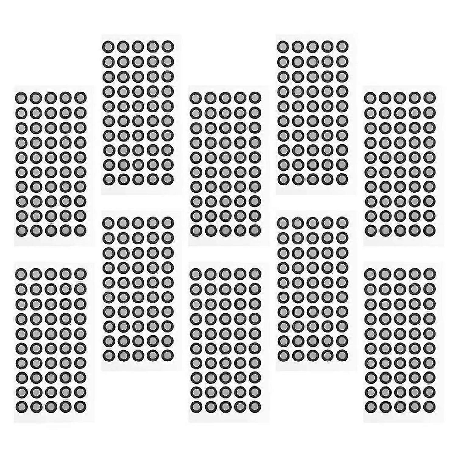 10 Sheets Scanner Reflective Film 6mm 3d Scanning Marker Marking Points Dots Reflection Markers the