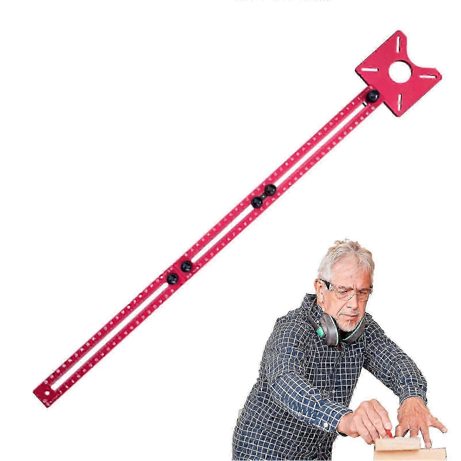 Router Milling Groove Holder with Adjustable Guide, Precision Tool for Woodworking, Compatible with Standard Router Models 2025