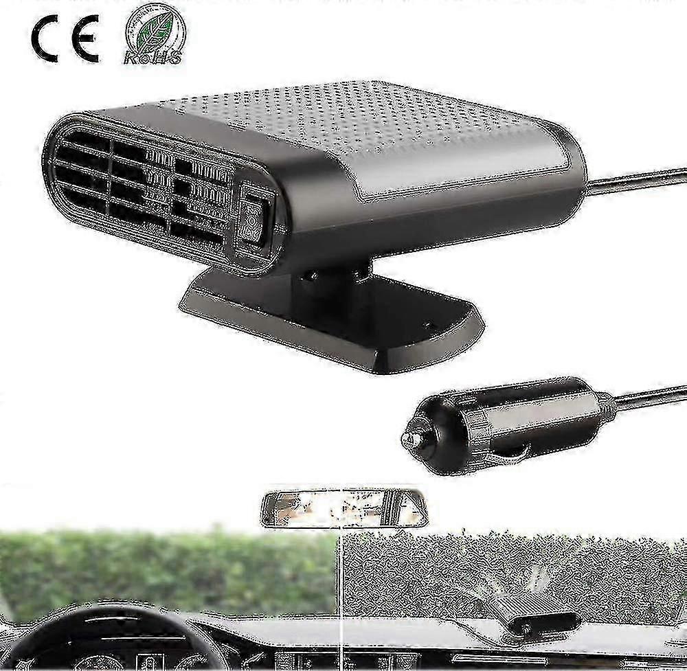 Portable Car Heater Defroster, 12v 150w Fast Heating Fan