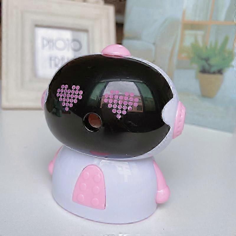 25-26 Pink Pencil Sharpener Manual Sharpening Desktop Pencil Sharpener Practical Pencil