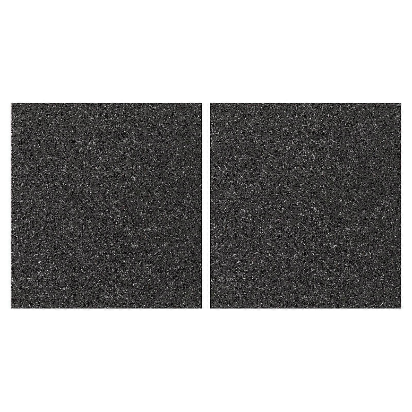 Couverture douce d’isolation thermique en feutre de carbone pour four à vide en laboratoire Noir 2Pcs