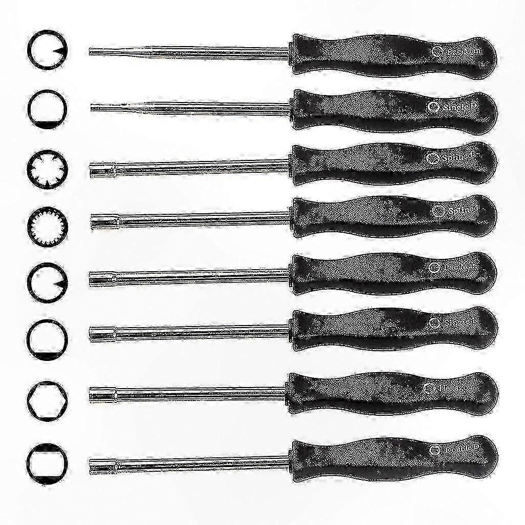 8-Piece Carburetor Adjustment Tool Kit - Screwdriver Set for Precision Tuning