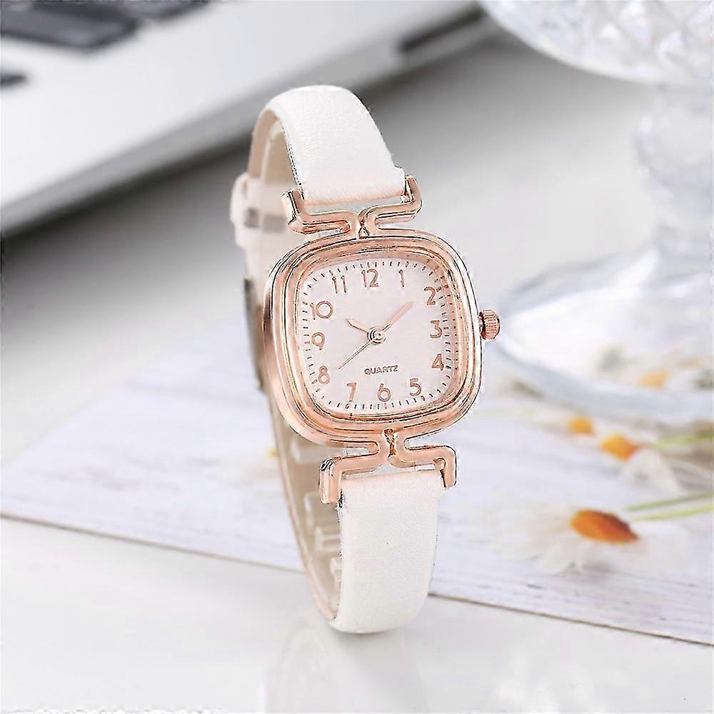 Retro Niche Watch For Women Ins Style Simple Temperament Square Small Mini Casual Versatile Ladies Quartz Watch
