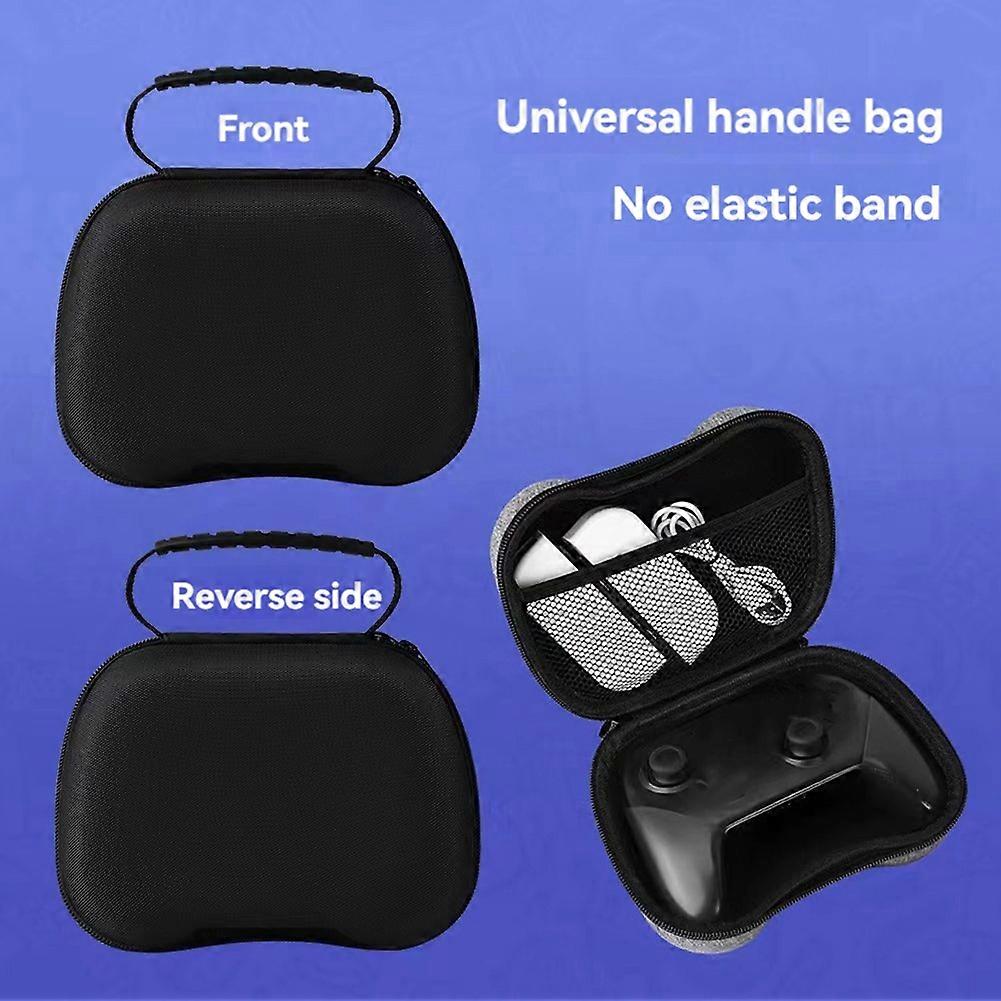Game Controller Storage Case Carrying Travel Protective Case Controller Hard Shell Handbag Protection Holder Black