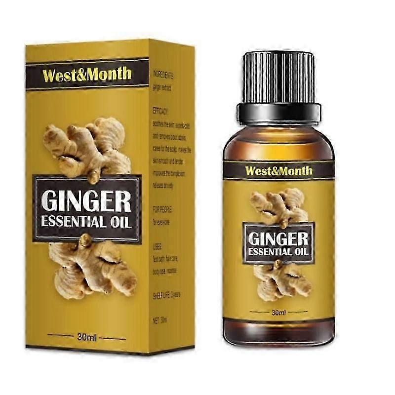 1-3Pcsベリードレナージジンジャーオイル減量リンパボディマッサージエッセンス