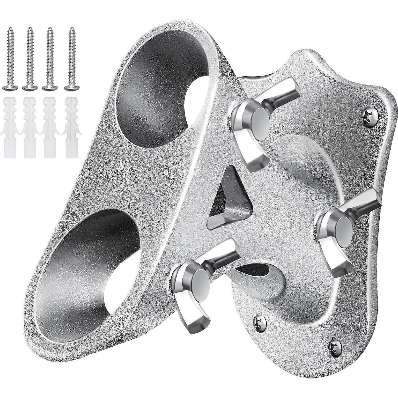 Aluminum Flagpole Wall Mount Regulable Clamps Secure Hold Mounting Holes With Standard Flag Sizes Multicolor