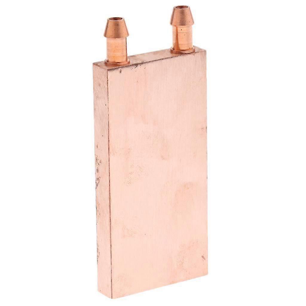 Copper Water Cooling Block For Computer Cpu Graphic Heatsink 40x80 Copper-yezi