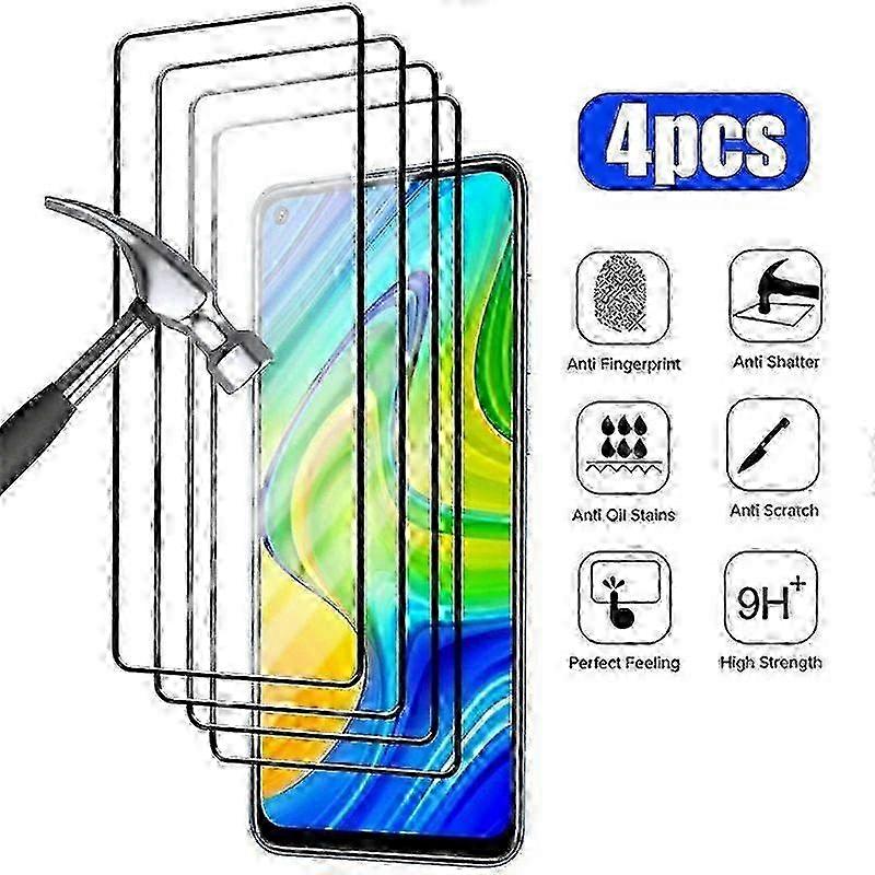 Xiaomi Redmi Note 12用の4pcs保護ガラススクリーンプロテクター