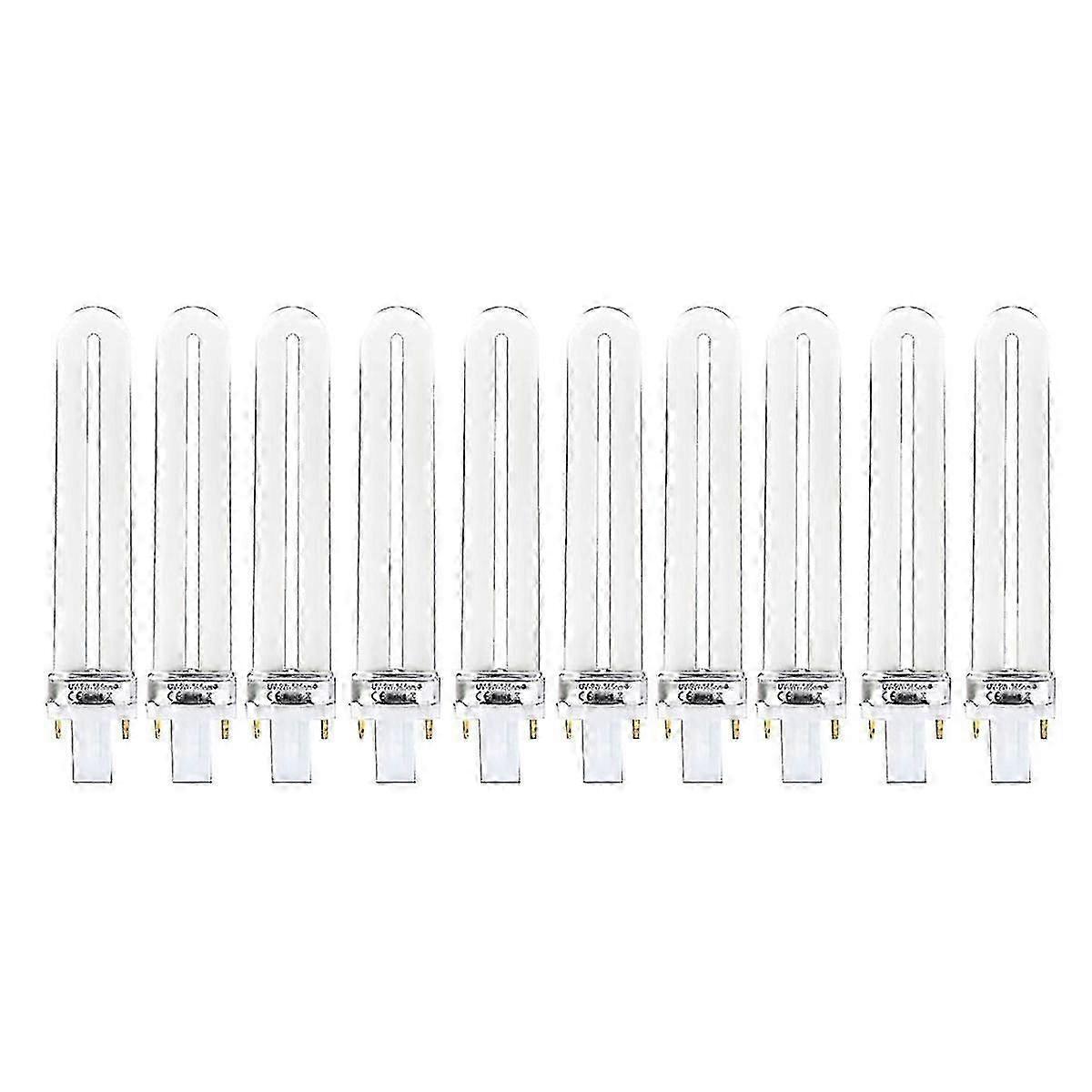 צינורות UV 9W למכונת ציפורניים 365 ננומטר 10 חתיכות חבילה