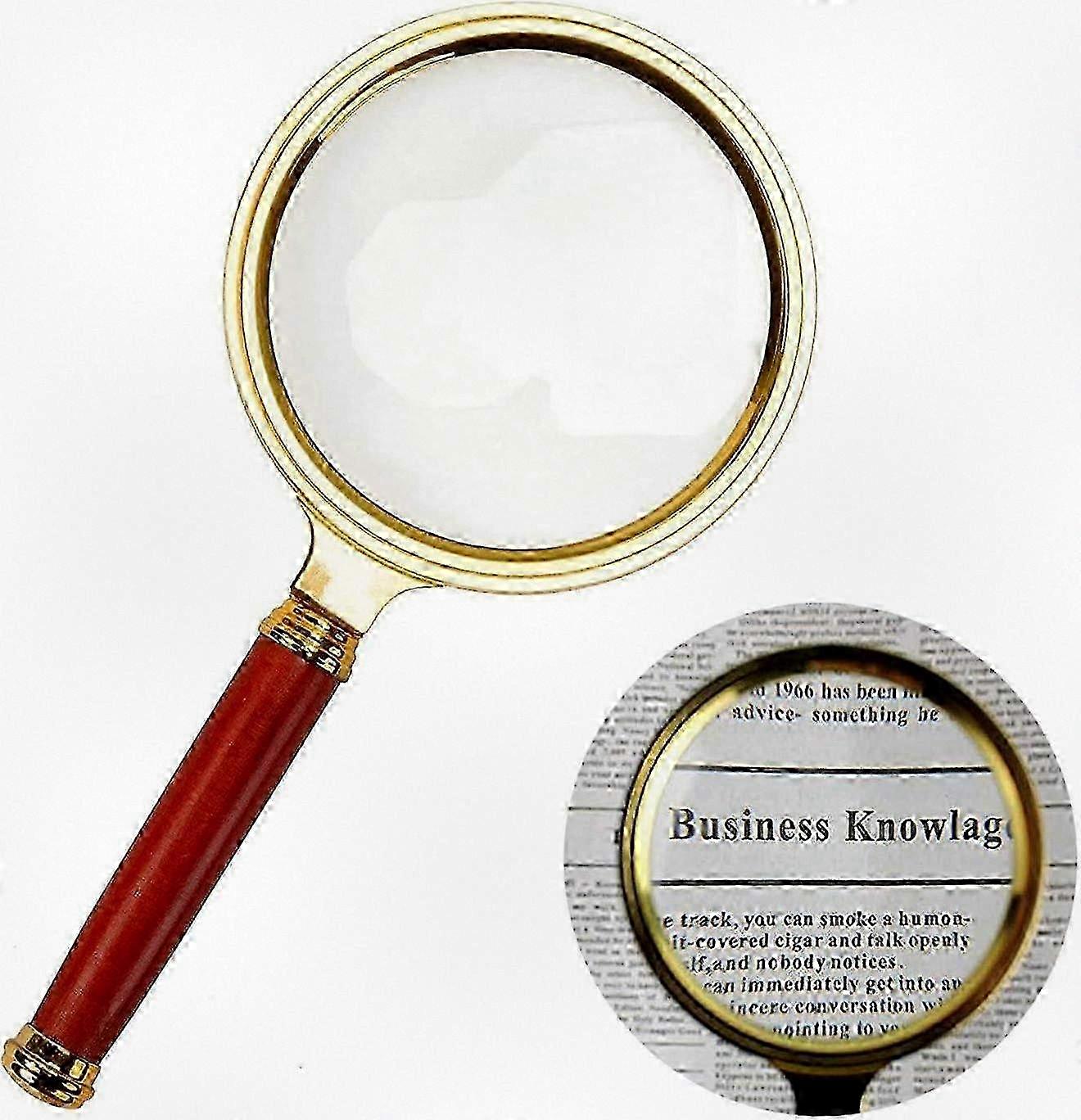 10x Portable Magnifying Glass for Home Study, Reading, and Repair Tasks