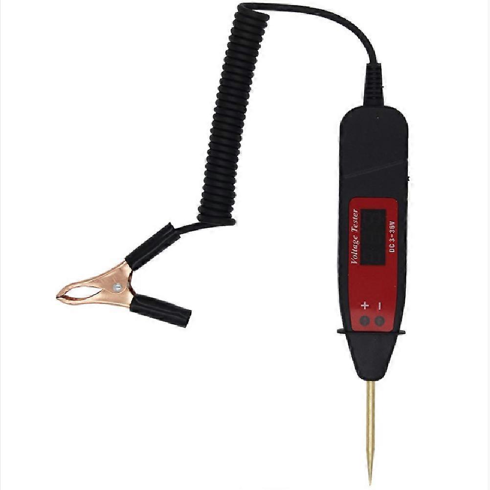 LCD digital voltage pen for cars 5-36V with LED indicator