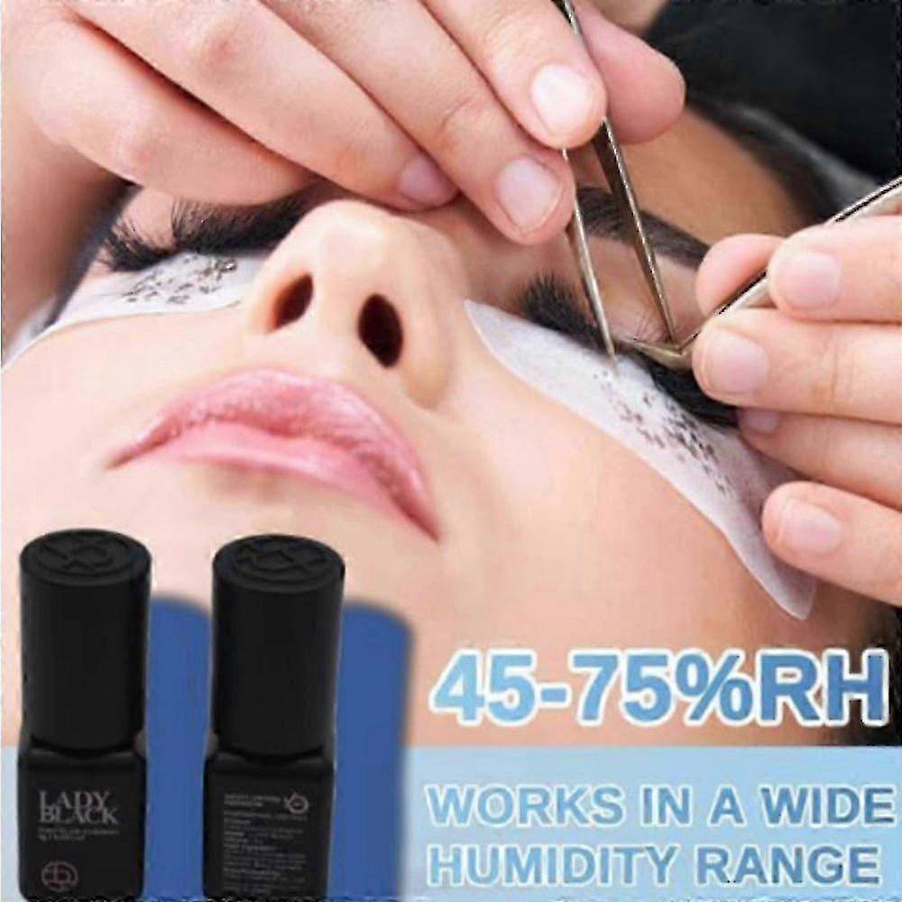 Lady Black Lash Glue Korea Dry Fastest Strongest False Eyelash Extensions Glue 5ml Makeup Tools Professional Adhesive
