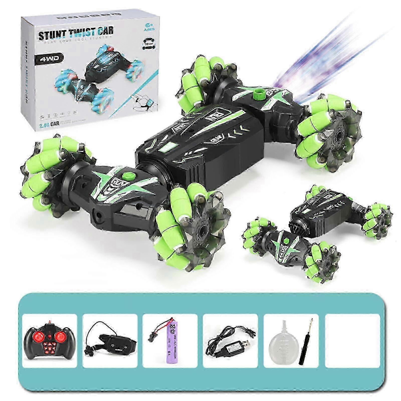 Remote Control Car Drift Spray Bubble Vehicle Gesture Sensor Toy For Kids