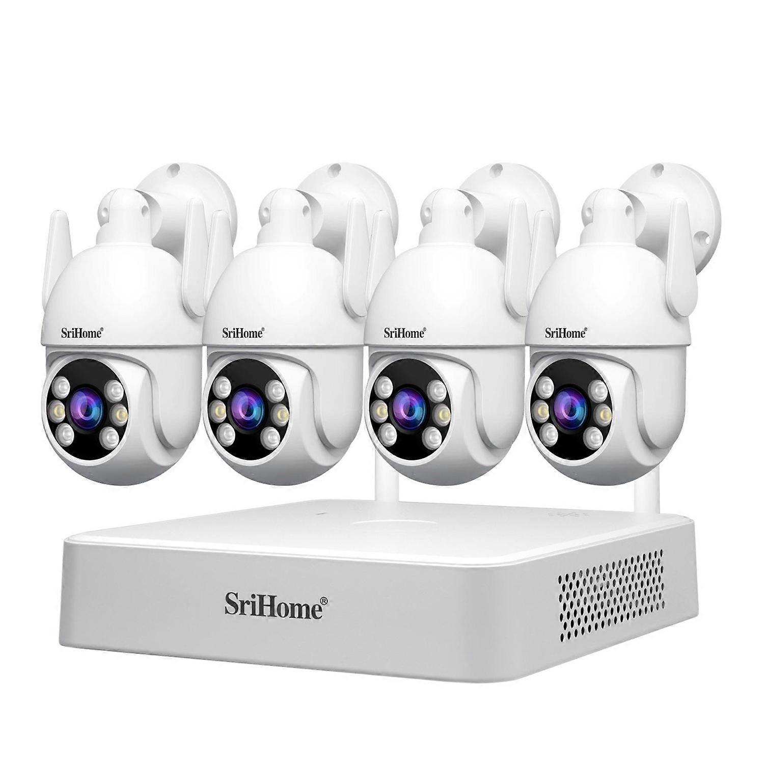 5MP 4-CH NVR WiFi IP Camera Kit
