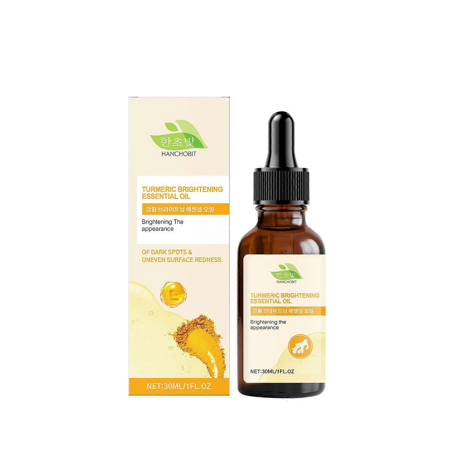 Hanchobit Turmeric Brightening Essential Oil Brightens And Brightens The Complexion, Gently Improves And Soothes The Face For Daily Care