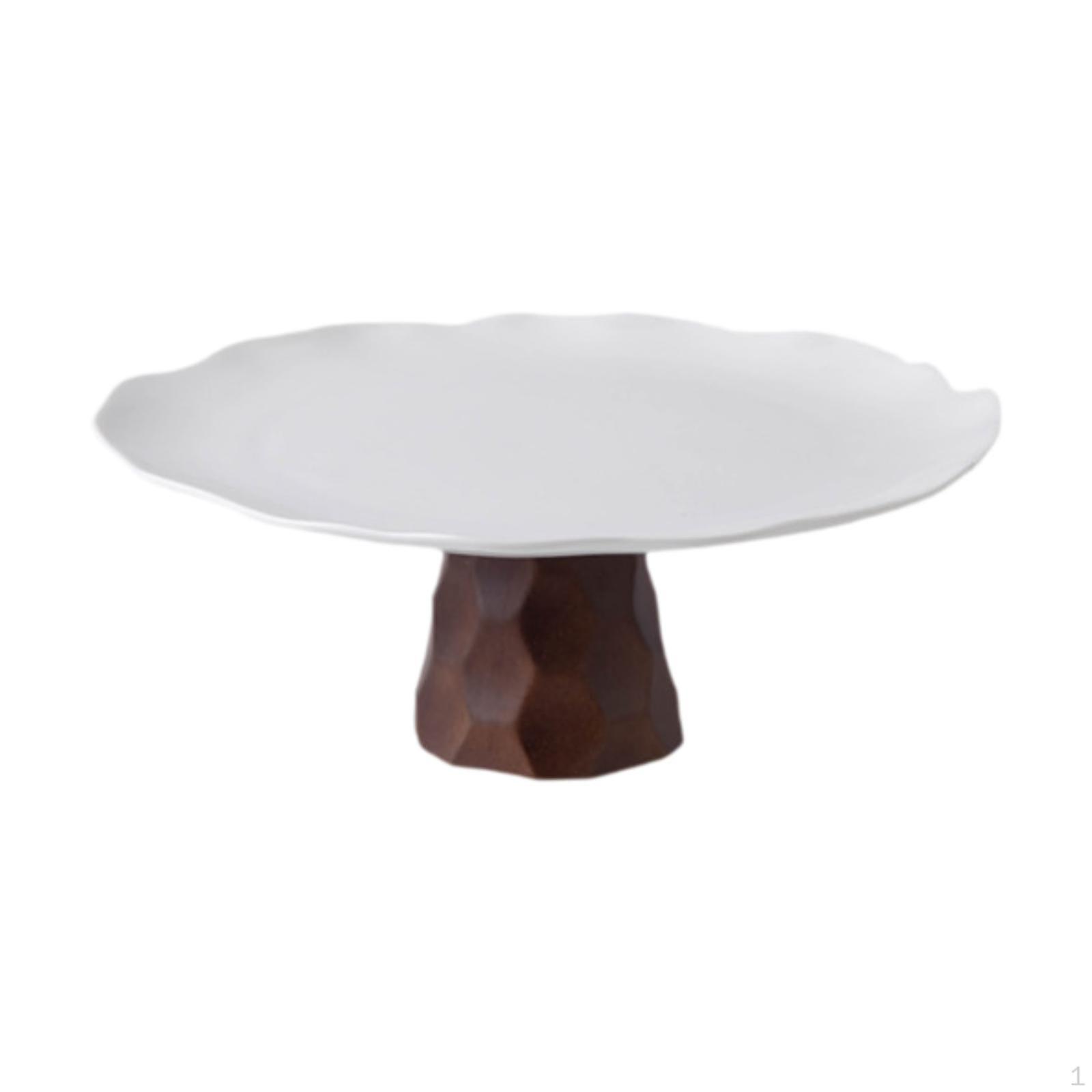 Cake Stand Pedestal Decorative Footed Cupcake Dish Display Serving Tray for
