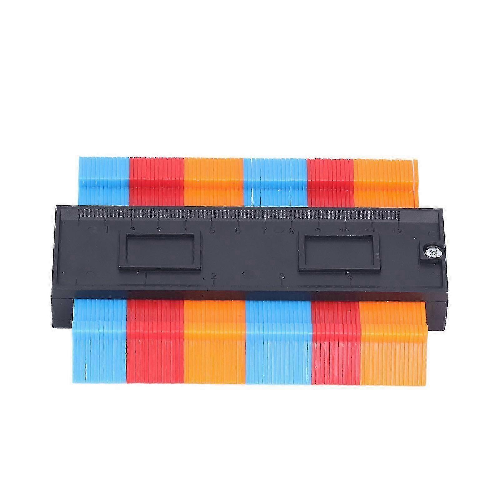 5in Contour Ruler Irregular Shape Tracing Template Multifunctional Profiling Duplication Tool