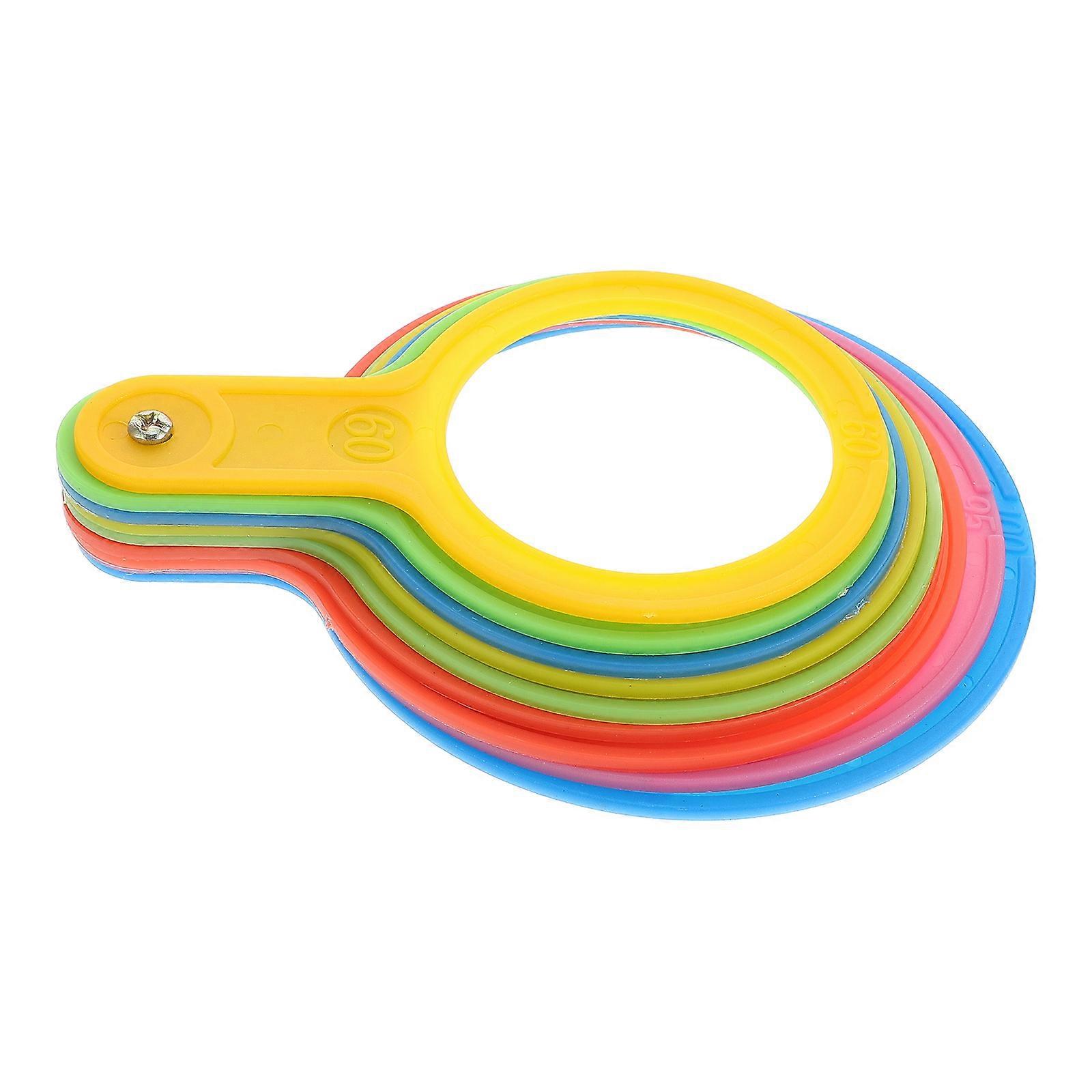 Citrus Gauge Rings Plastic Tool for Exact Fruit Diameter Measuring 1Set