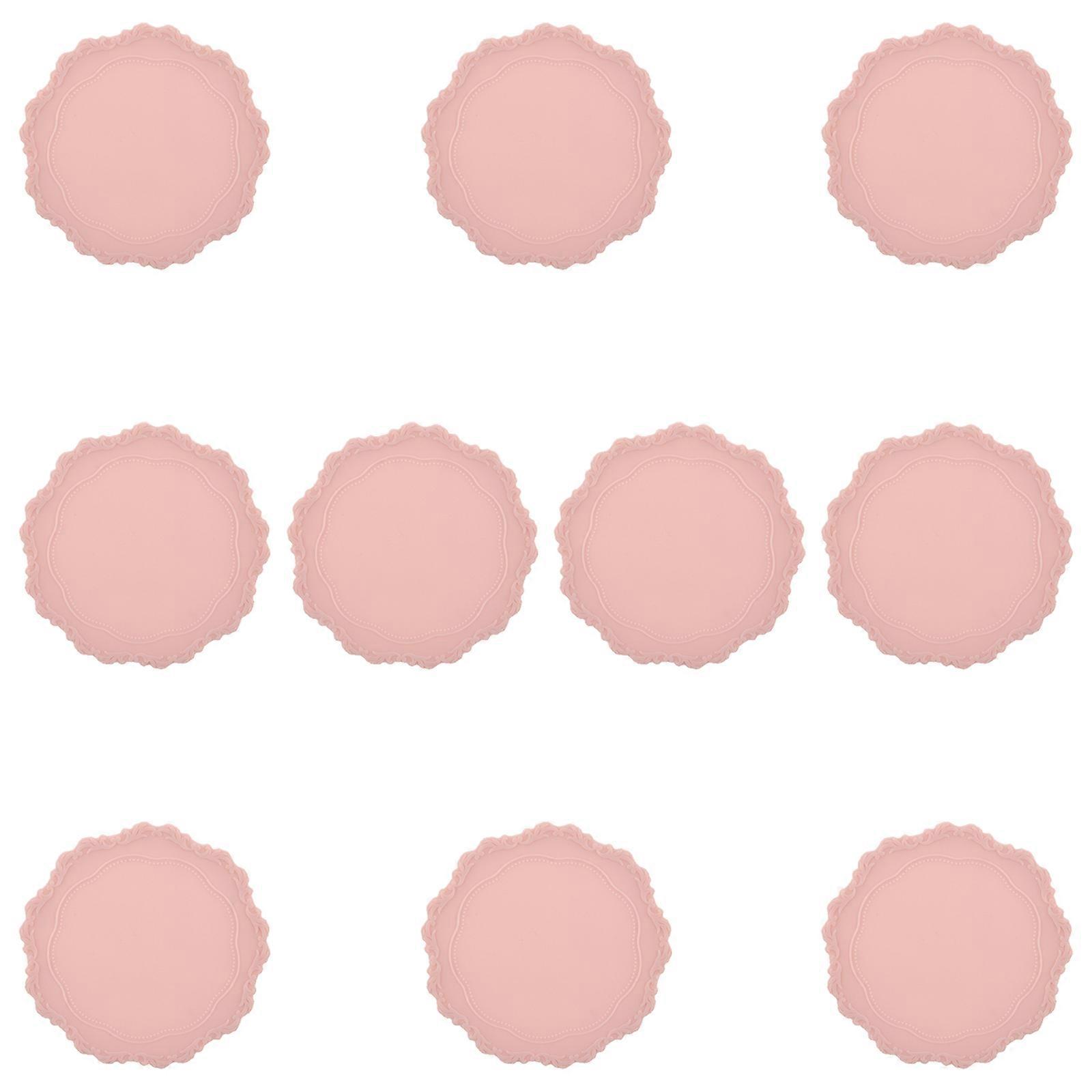 Long Time Use Silicone Candle Mats Stable Heatproof Base for Artistics Envelope Sealing and Projects  pink