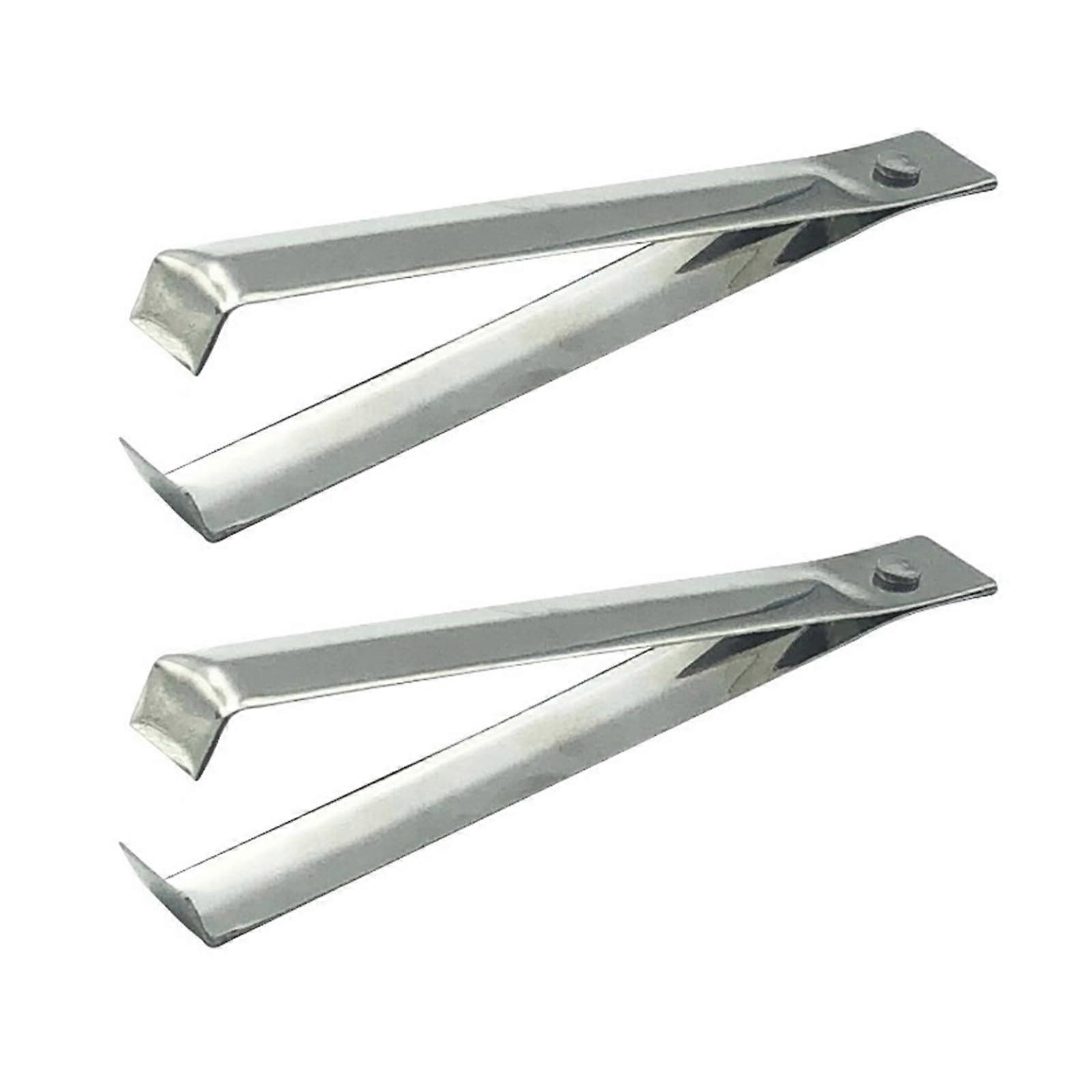 Set of 2 Garlic Peeler and Precision Tweezers for Easy Cooking and Fish Bone Removal