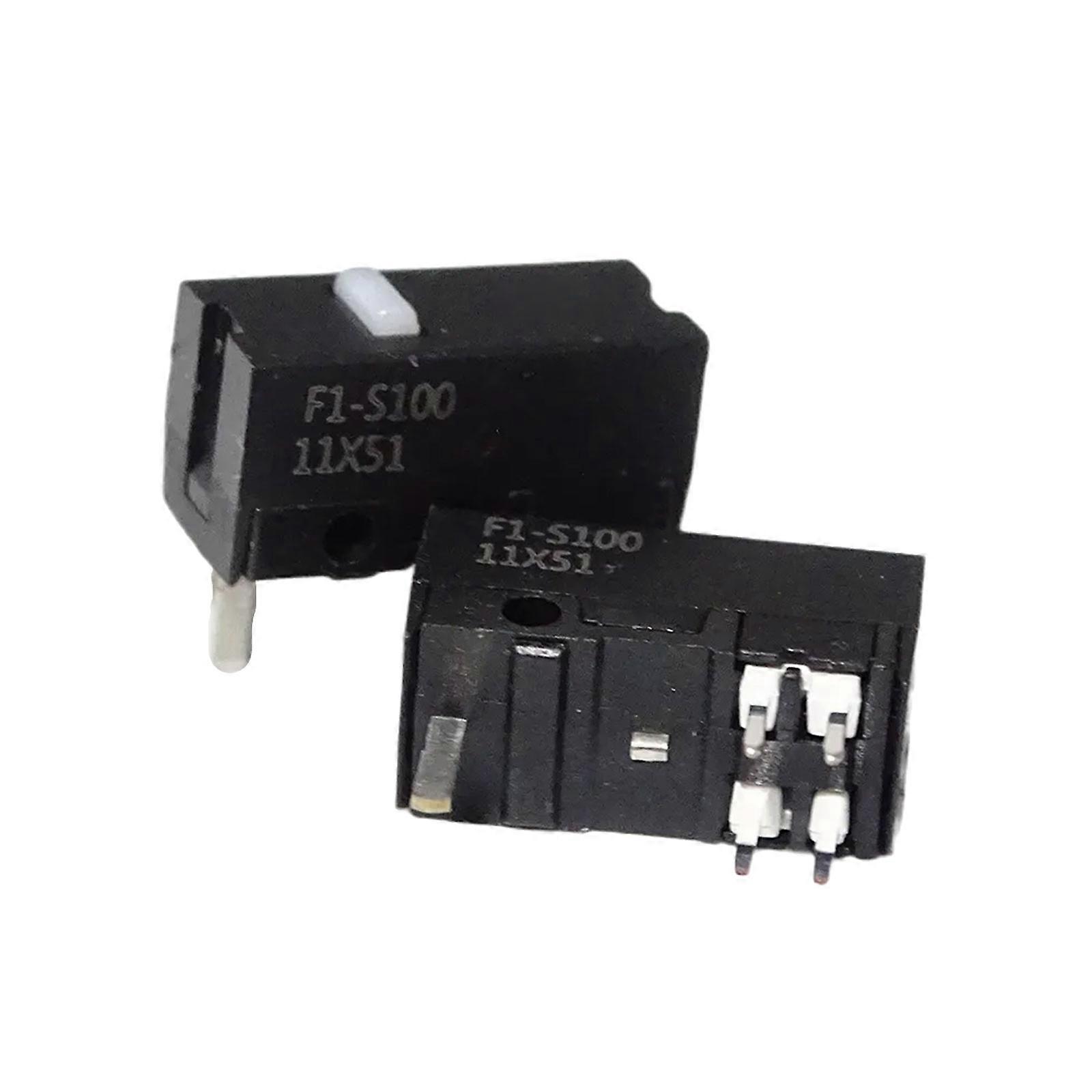 2Pcs Opticals Mouse MicroSwitch FE F1S100 Mouse Button Fretting Switches for ROG III Point 36K，ROG Chakram Black Multicolor
