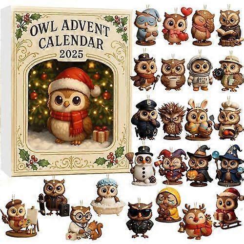 The Owl Advent Calendar Cat And Eagle Christmas Arrival Blind Box Accessory For The Independent Website Exit