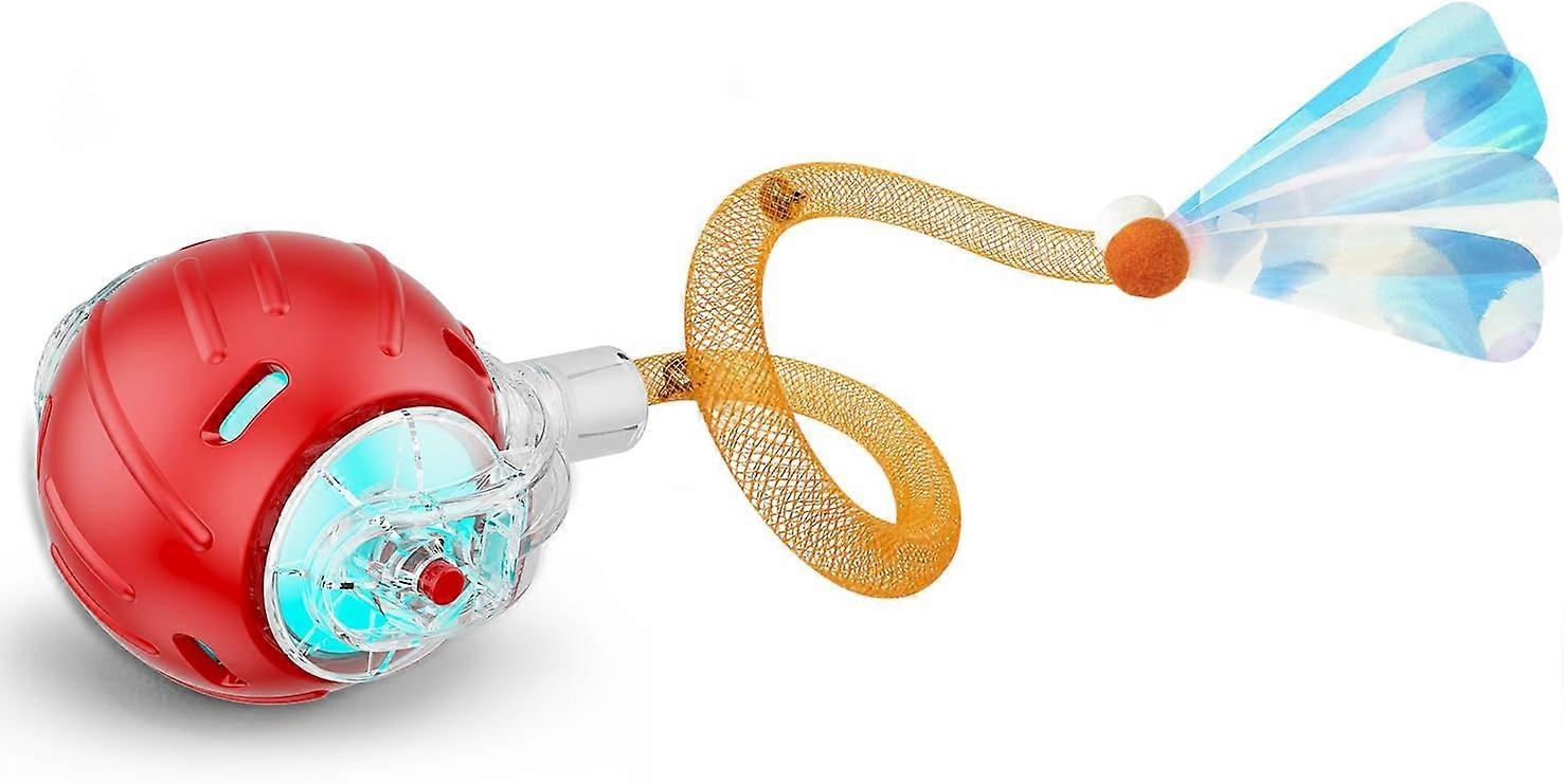 Cat Toys for Indoor Cats,The 3rd Generation Agile Moving Cat Ball with Elastic Mesh Tail,Automatic Kitten Toys for Bored Indoor Adult Cats