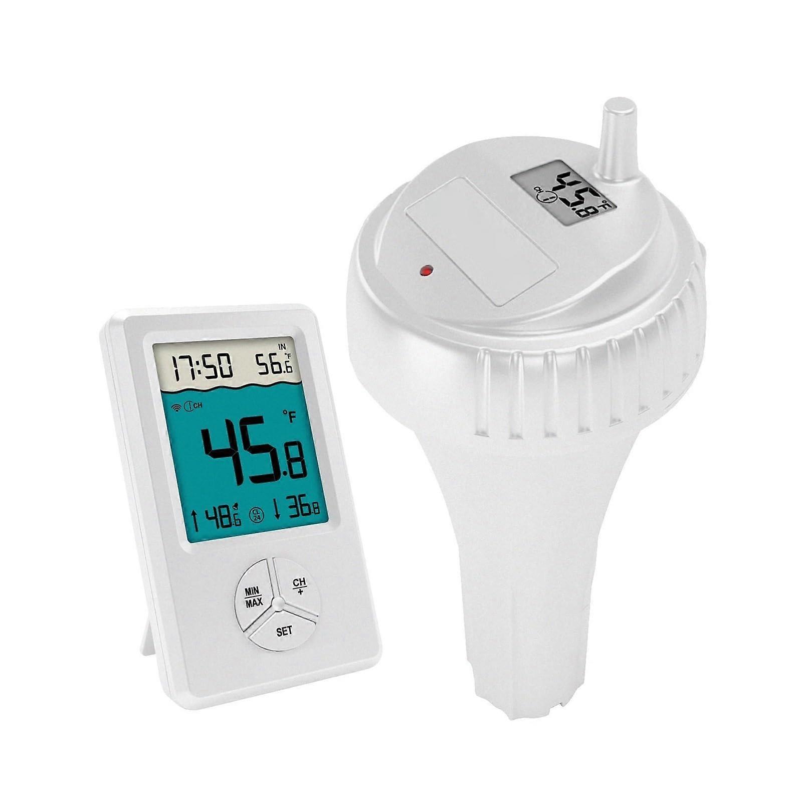 Wireless Digital Pool Thermometer Floating Easy Read for Swimming Pool Hot Tub Bathtub
