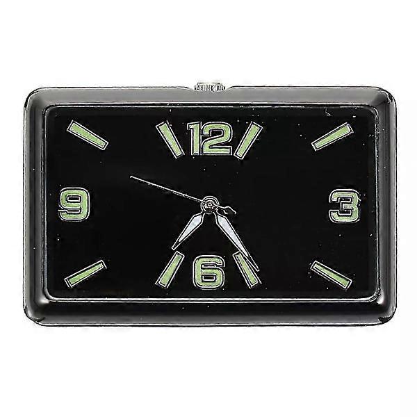 Car clock digital clock car square clock dashboard mini clock small clock quartz digital [DB] yc