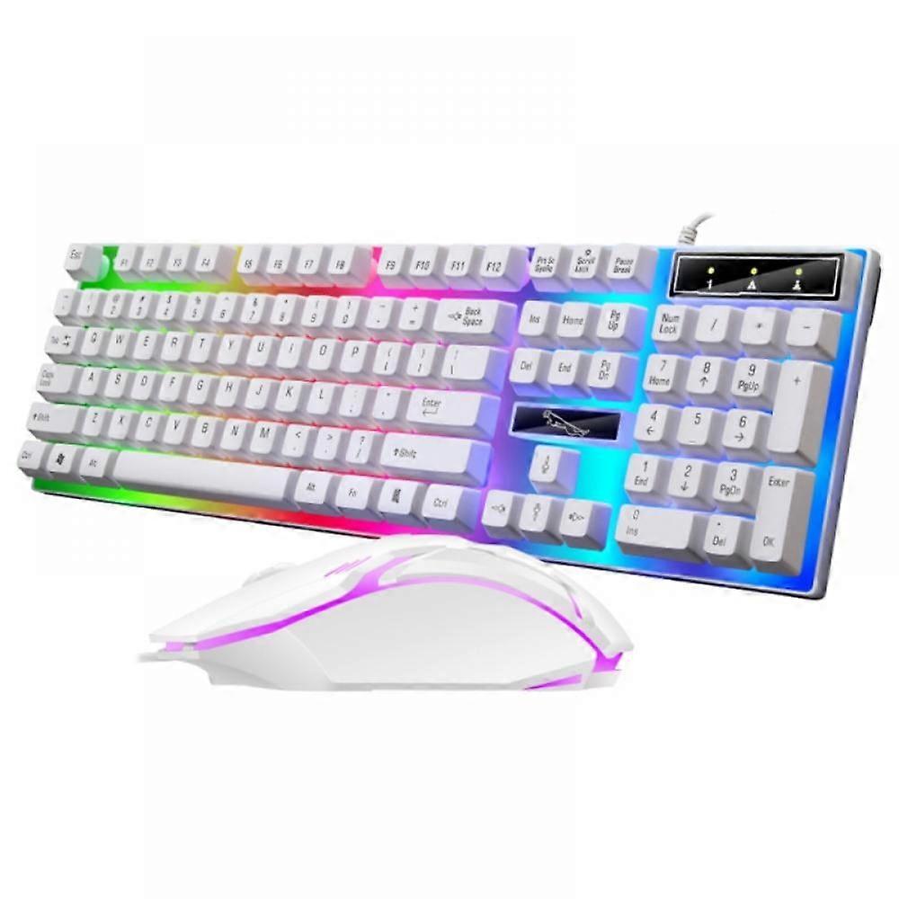 Balems Wired Keyboard And Mouse Set Usb Illuminated Manipulator Keyboard And Mouse Kit