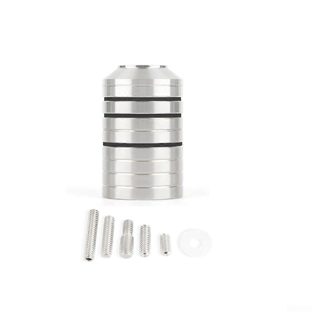 Stainless Steel Bow Stabilizer Counterweight Kit with 4 Weights and Screws, 280g, for Compound and Recurve Bows Silver