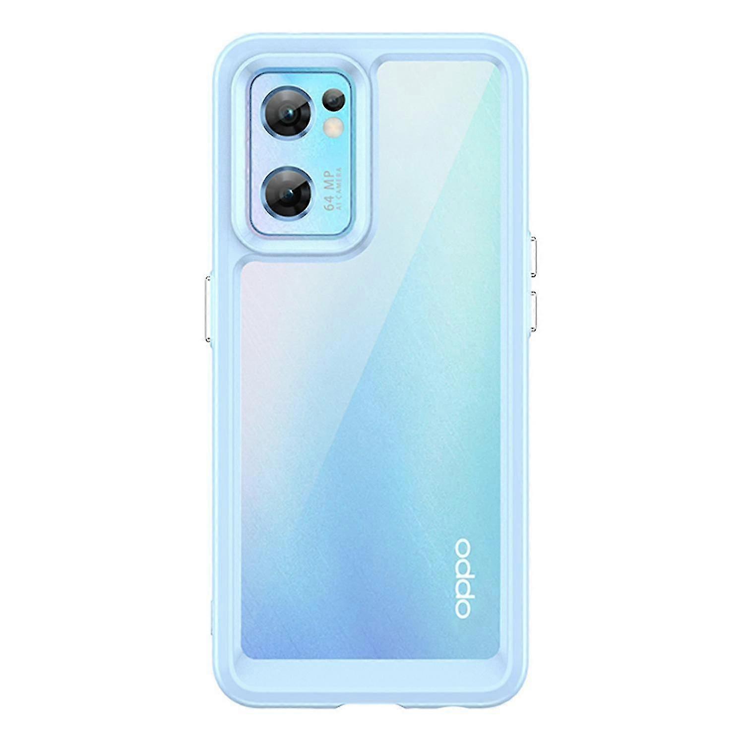 For Oppo Find X5 Lite/reno7 5g (global) Protective Cover, Tpu+acrylic Hybrid Case Independent Buttons Phone Shell