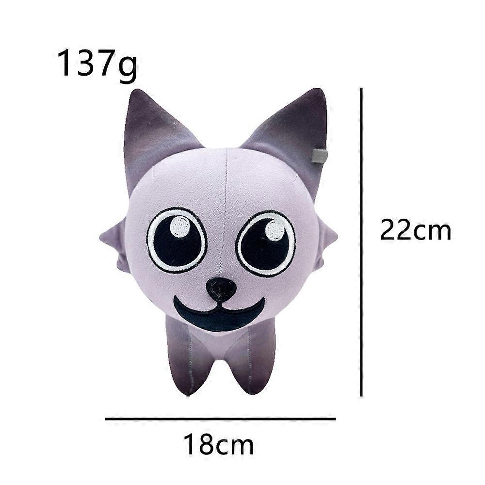 Garn47 Car Plush Game Peripheral: Gray Kitten Plush Doll