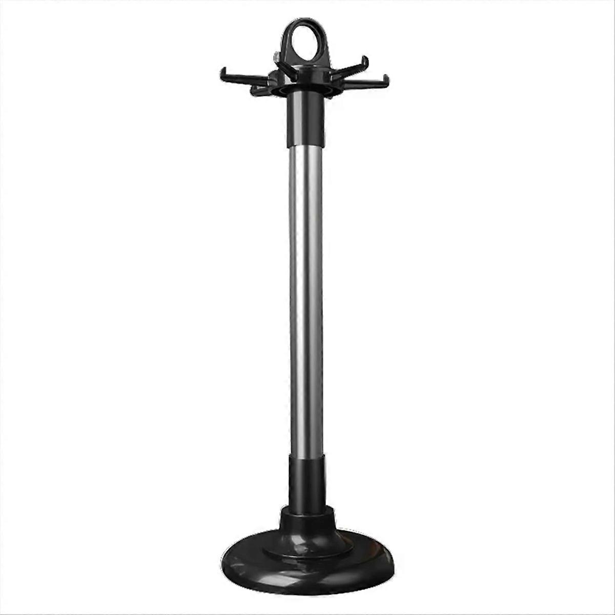 Rotatable Kitchen Storage Rack Organizer with Hooks for Spoons, Knives, and Kitchenware - Waterproof