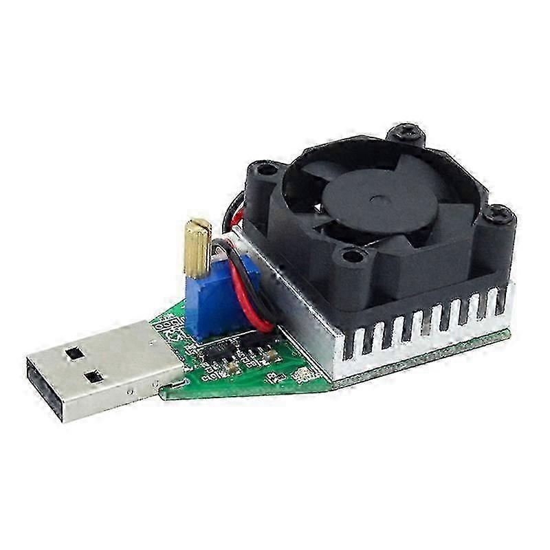 USB Battery Capacity Tester: Adjustable Constant Current Electronic Load Tester with 15W Resistance Charging Function
