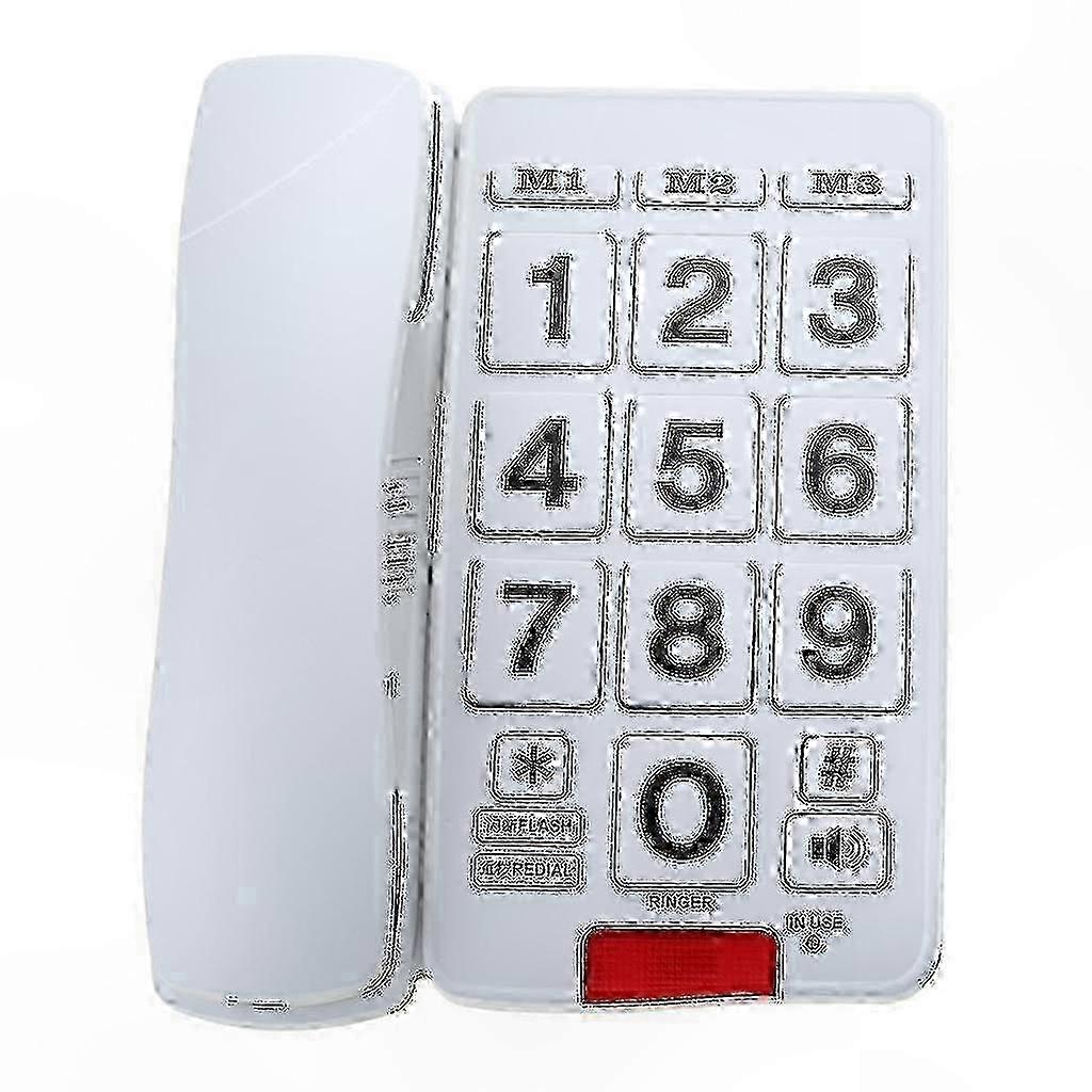 New and Improved Corded Phone for Seniors with Hearing Loss - Ultimate Sound Clarity and Easy Operation