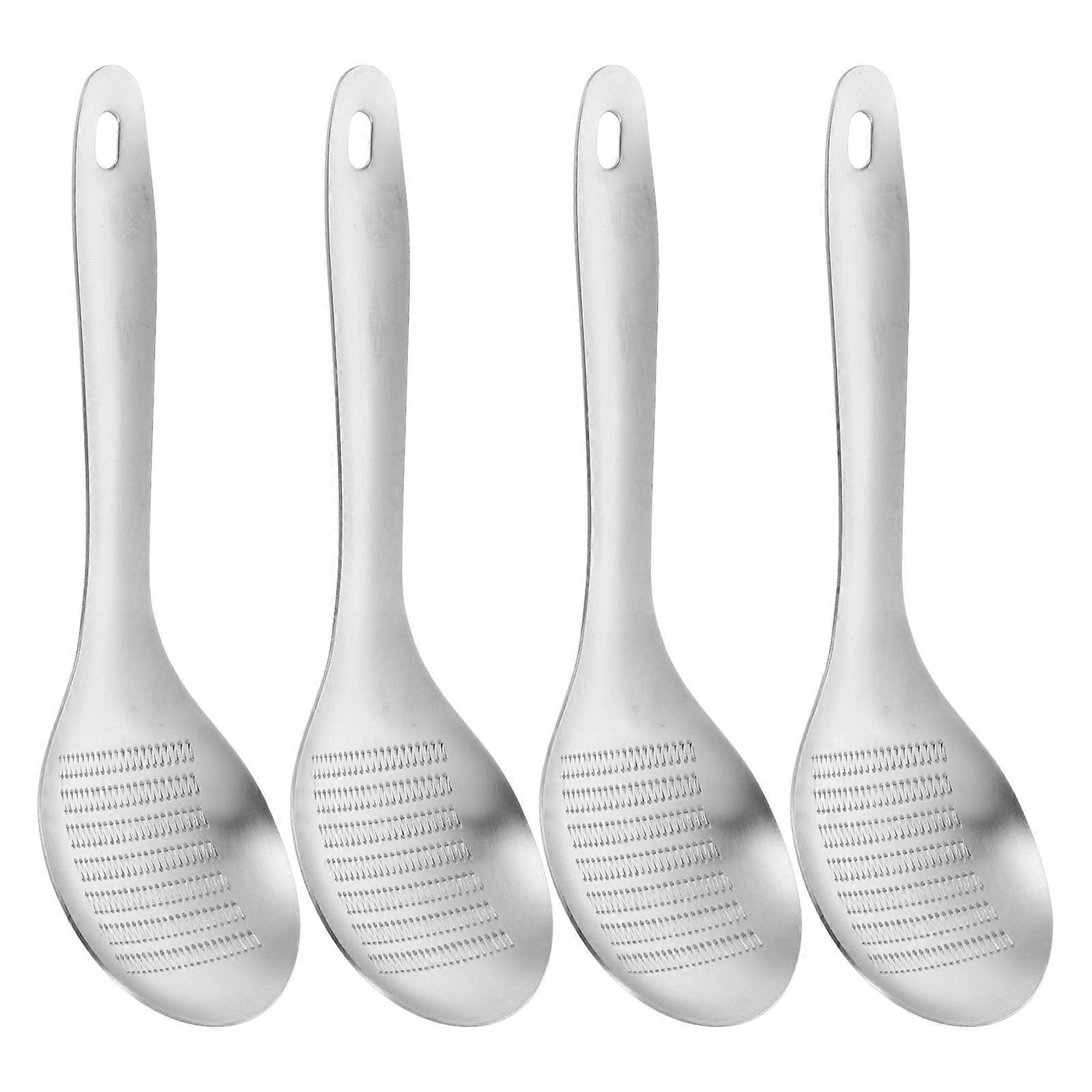 Stainless Steel Ginger Spoon for Kitchen Use 4Pcs Vegetable Utensil