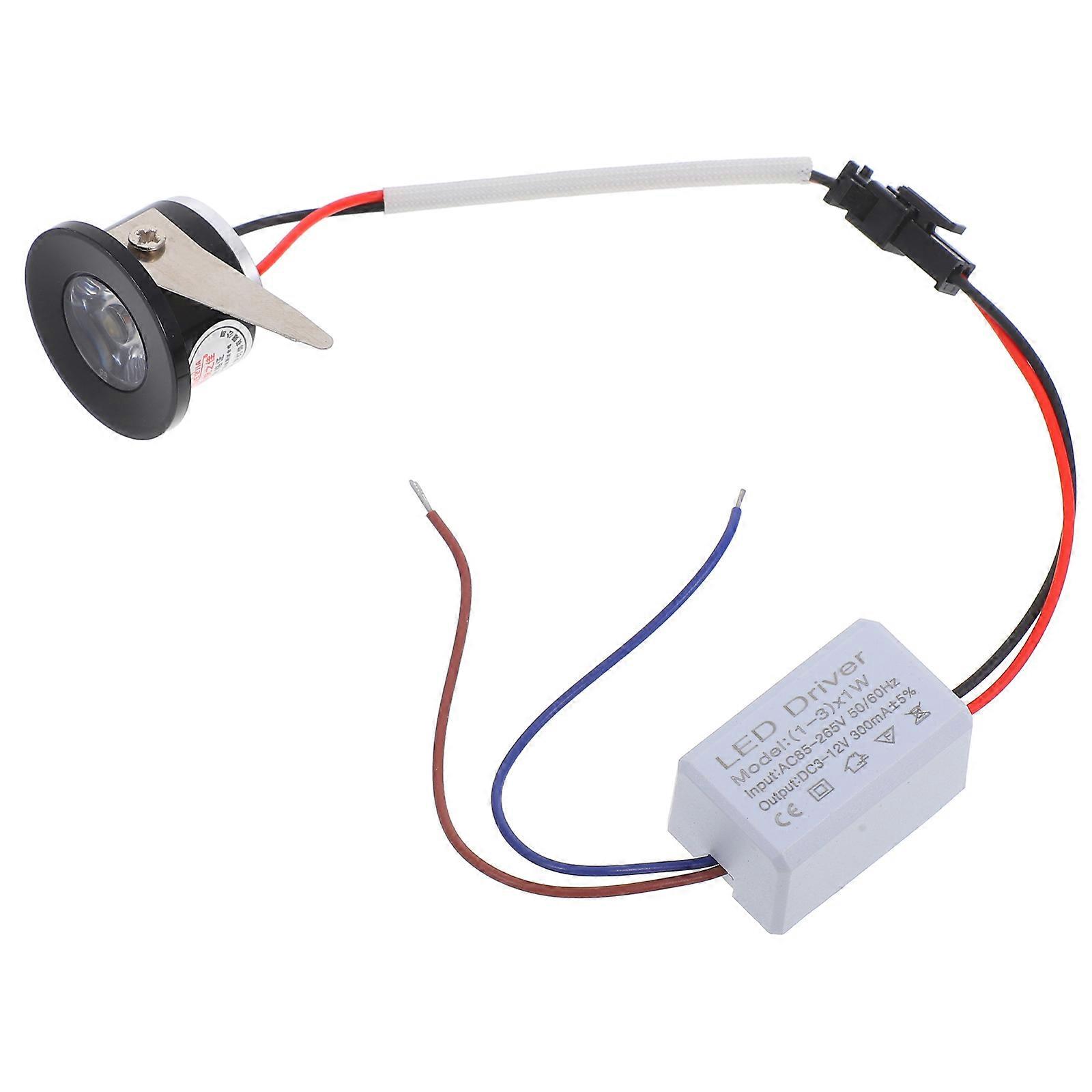 Recessed Well Light Embedded for Display Showcases 1W Small LED Cabinet Lamp