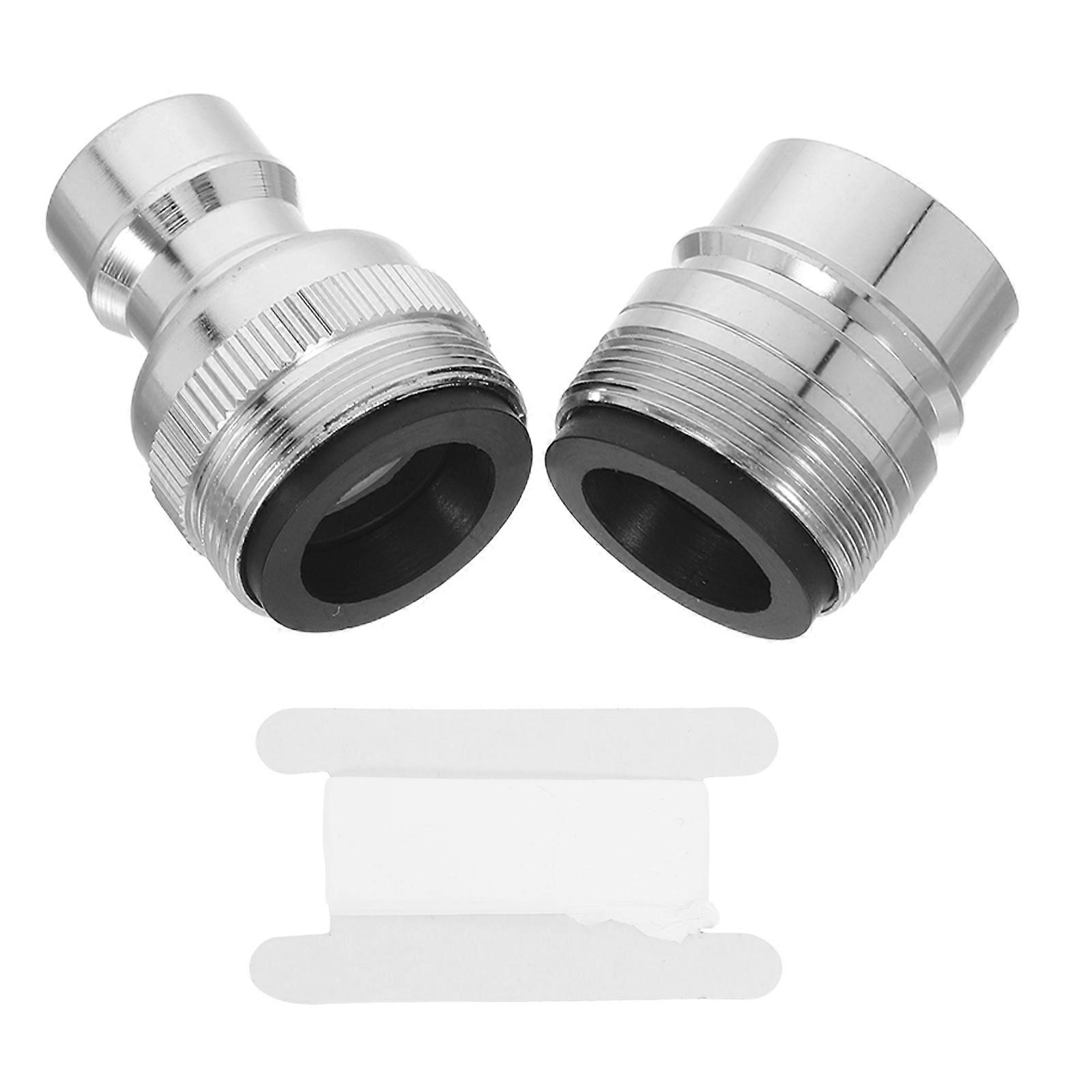 Brass Washing Machine Adapter for Faucet Connection 2Pcs Leak-Proof