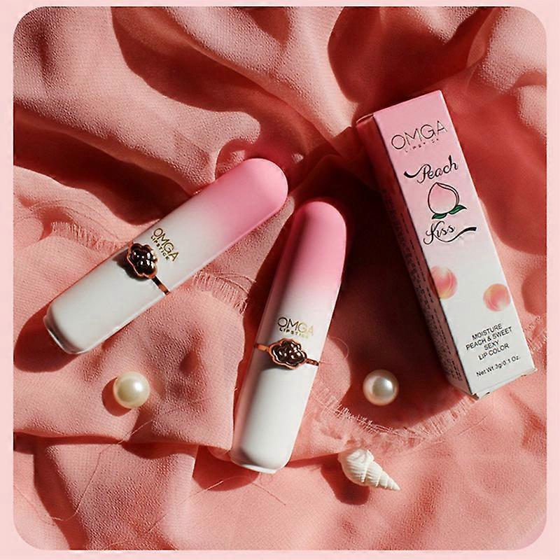 Peach Color Change Lipstick Non-Stick Cup Jelly Lipstick Moisturizing Moisturizing Color Change Lip Balm Warm Change Lip Balm